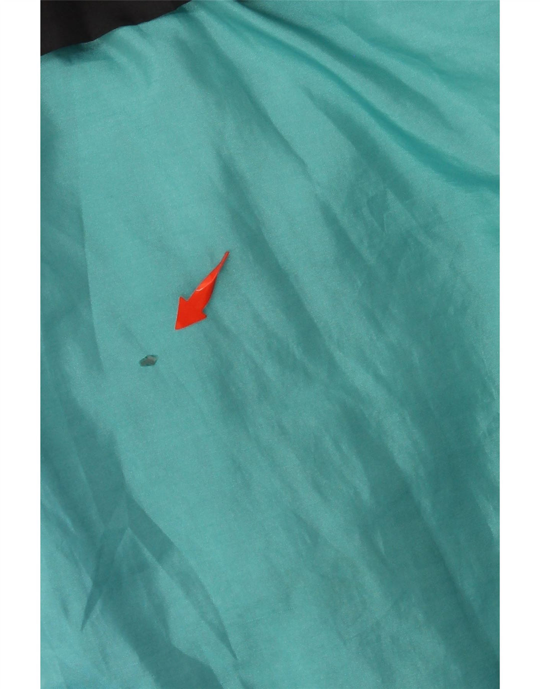 VINTAGE Herre Loose Fit træningsdragt Topjakke Stor turkis farveblok