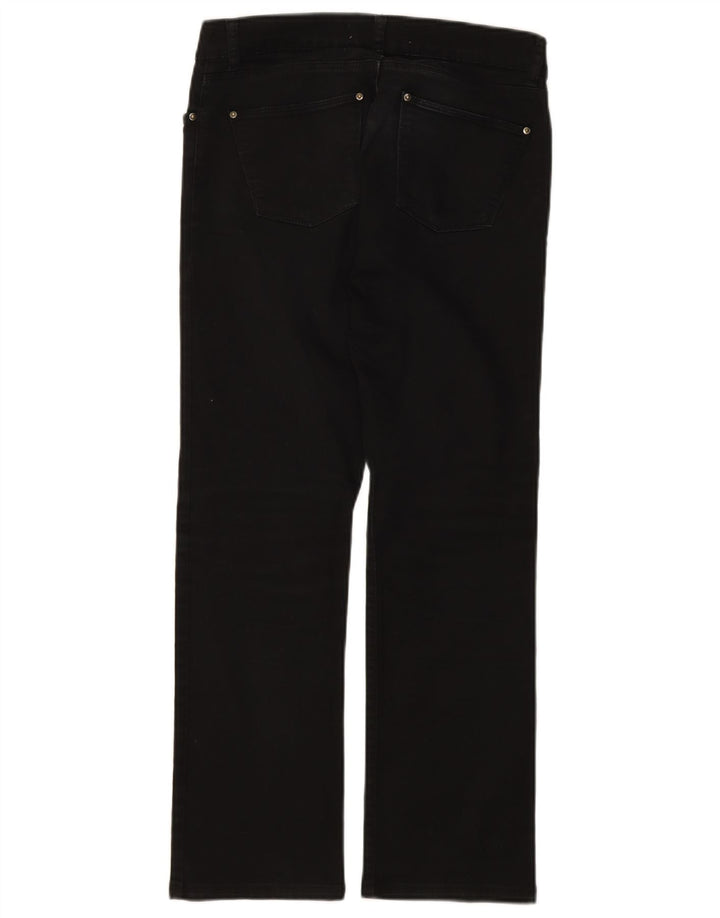 ZARA Womens Straight Jeans EU 38 Small W28 L28 Black Cotton