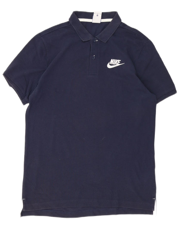 Nike herre poloshirt Medium marineblå bomuld