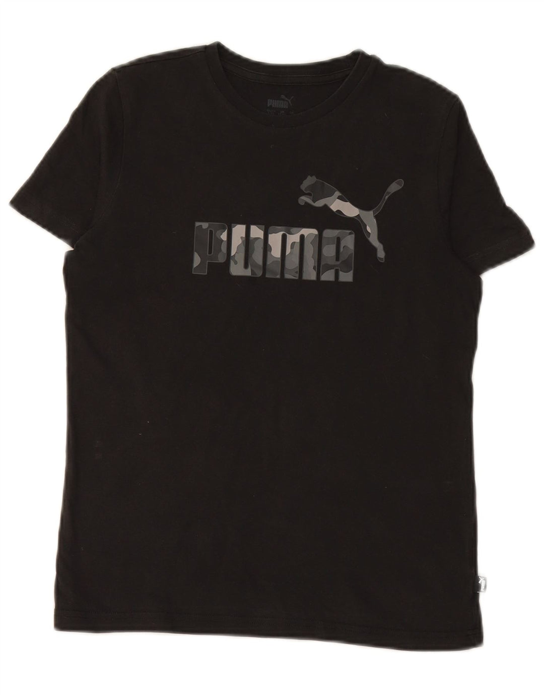 PUMA drenge grafisk t-shirt top 13-14 år sort