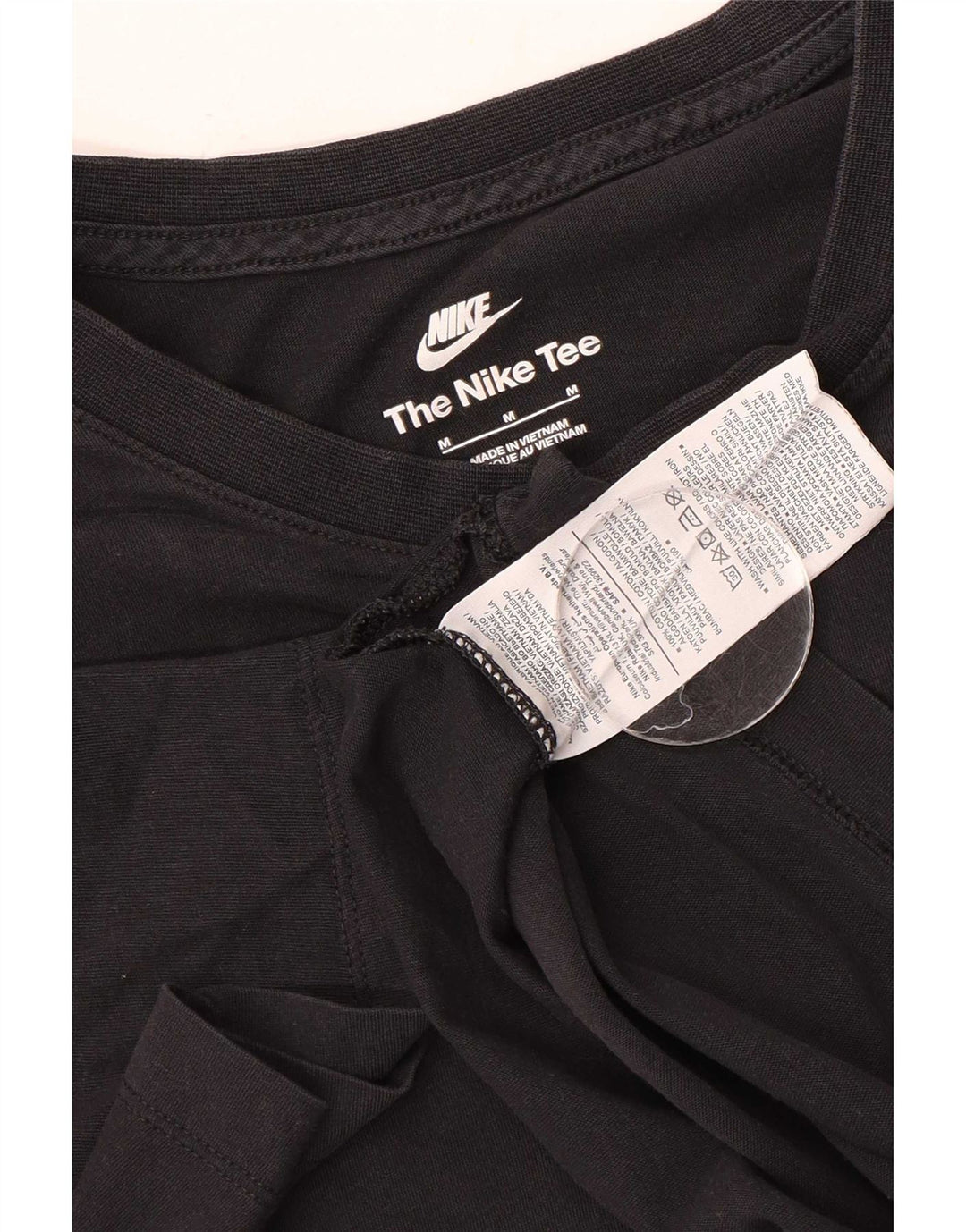 Nike T-shirt top mellem sort bomuld til mænd