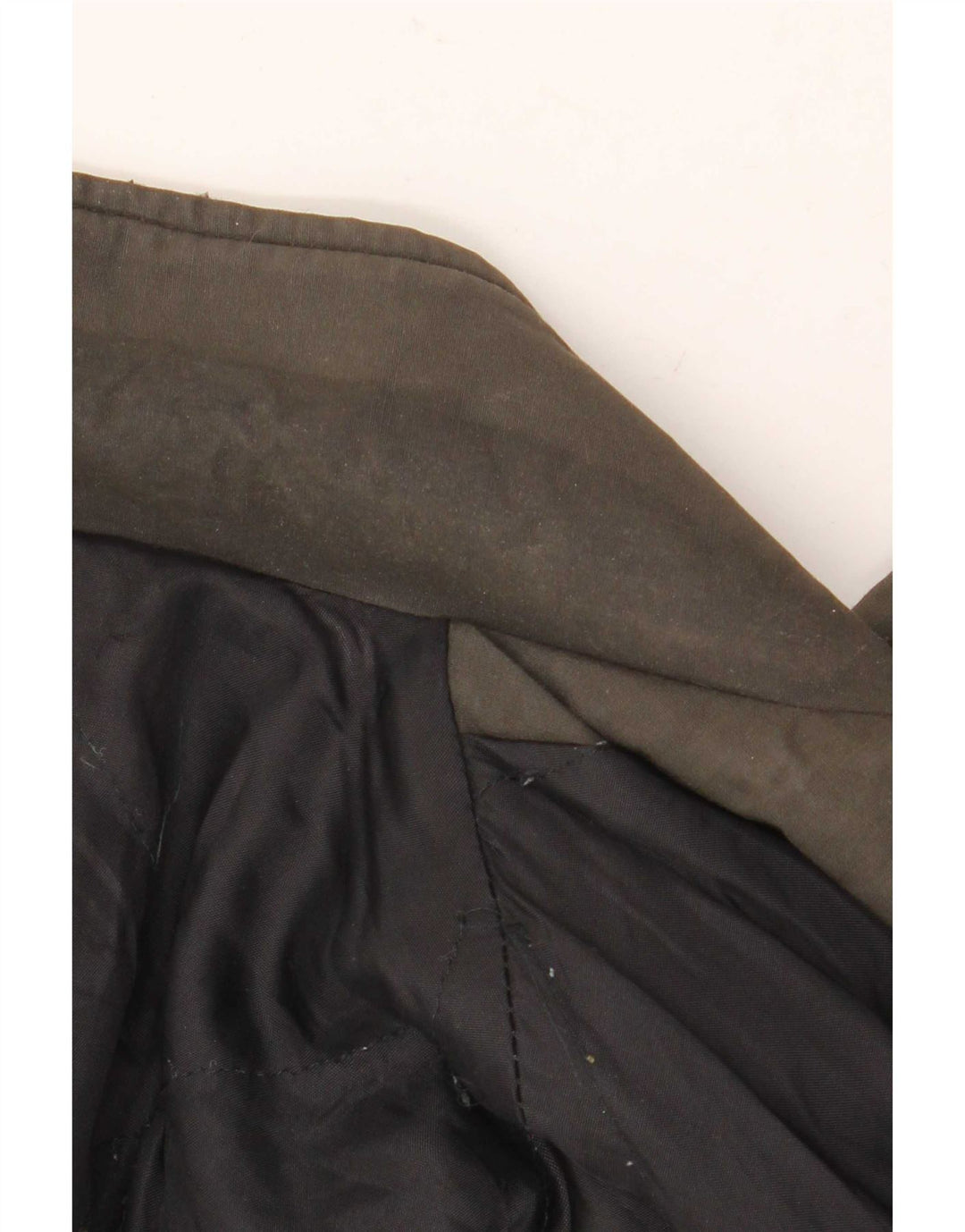 Vintage Herre Loose Fit Bomber Jacket IT 48 Medium Grey Colourblock Viscose
