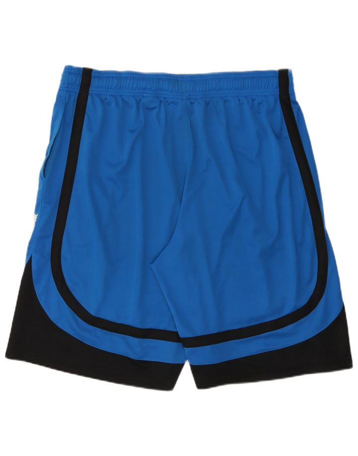 REEBOK Herre Sportshorts XL Blå Colourblock Polyester
