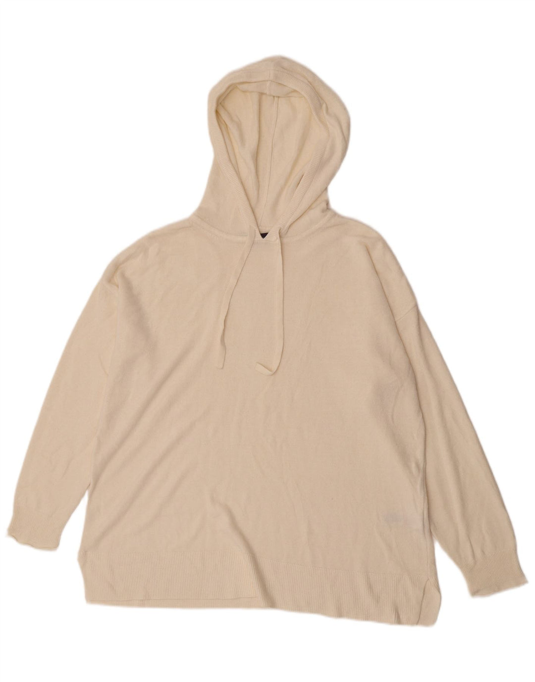 Marks & Spencer Dame-hættetrøje oversize sweater UK 16 Large Beige