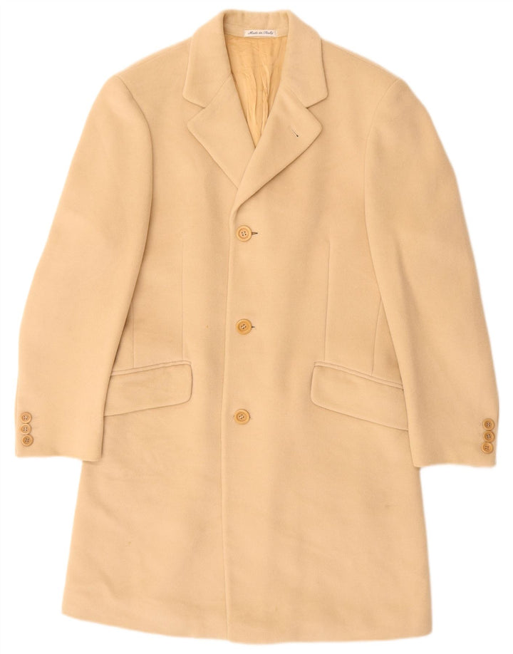 Pal Zileri Herre Overfrakke IT 46 Small Beige Virgin Wool