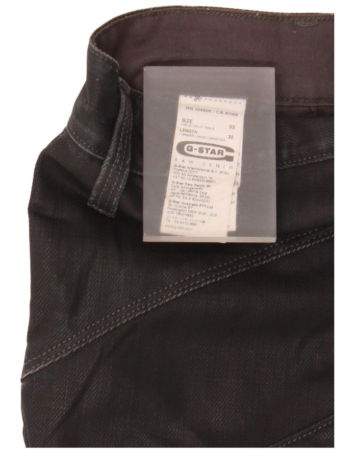 G-Star Herre Slim Cargo Bukser W33 L32 Sort Bomuld