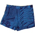 J. CREW Womens Chino Shorts US 6 Medium W34 Blue Striped Linen Vintage J. Crew and Second-Hand J. Crew from Messina Hembry 