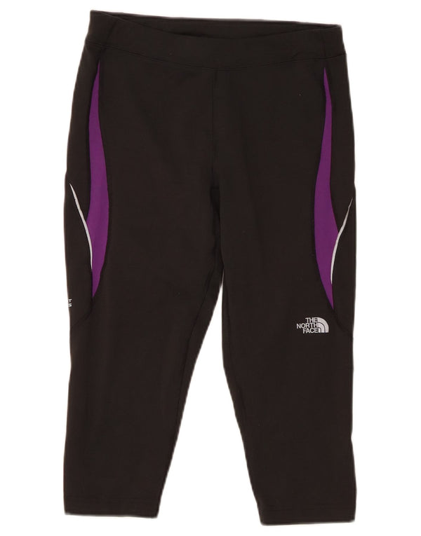 The North Face Dame Capri Leggings UK 14 Medium Sort Colourblock