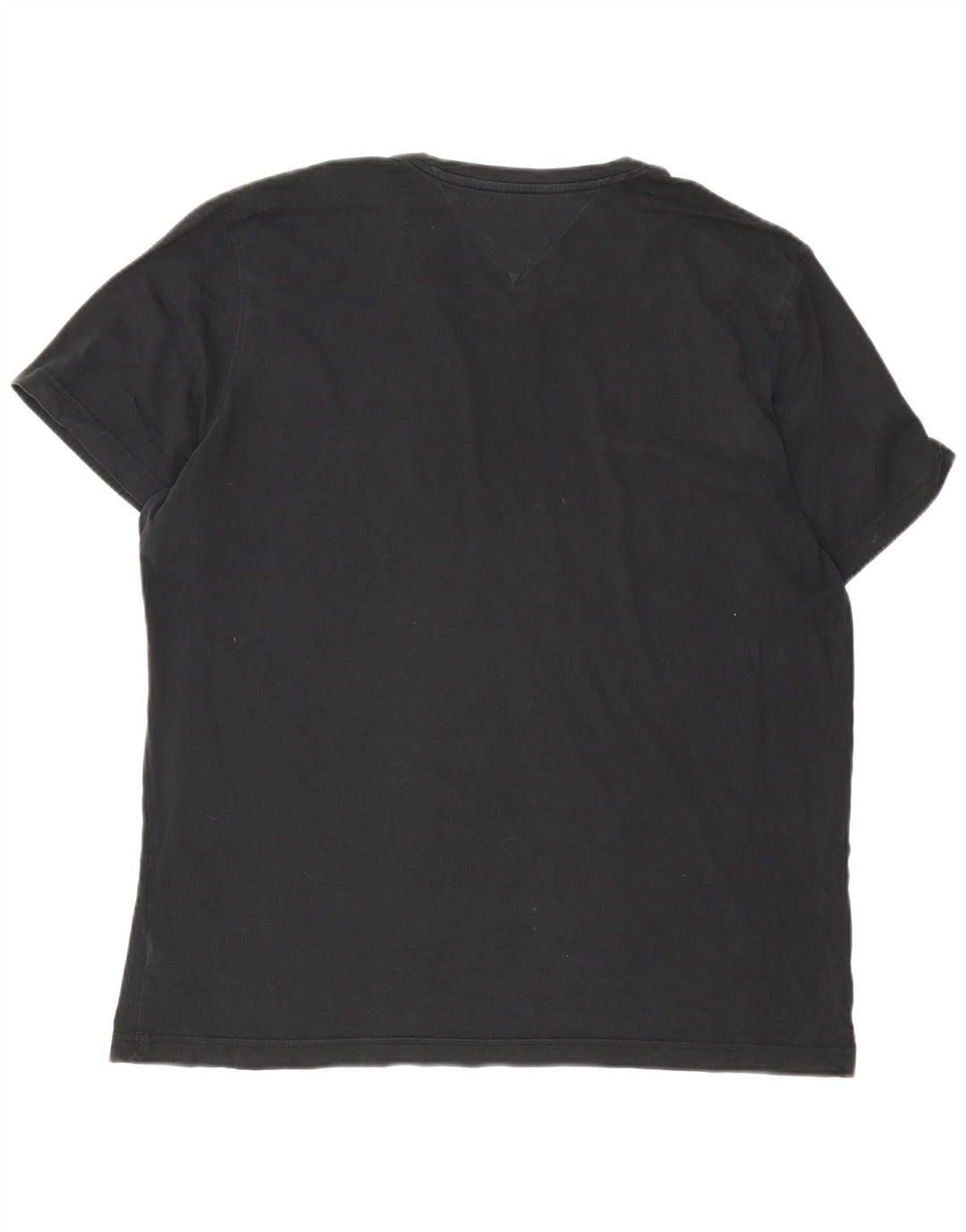Tommy Hilfiger Herre T-Shirt Top 2XL Sort Bomuld