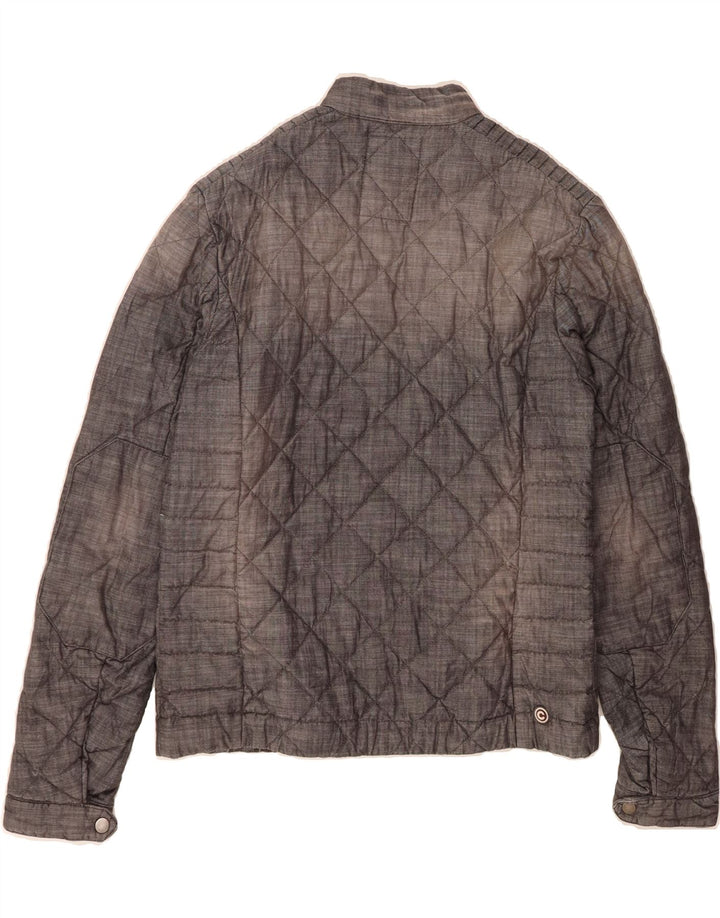 COLMAR Mens Quilted Jacket IT 54 Large Grey Vintage Colmar and Second-Hand Colmar from Messina Hembry 