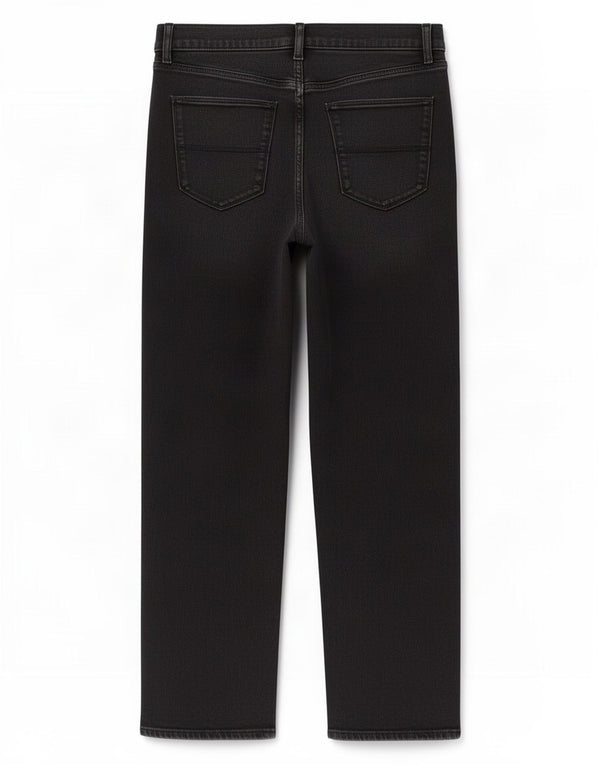Marks & Spencer Straight Jeans til mænd W32 L29 sort bomuld