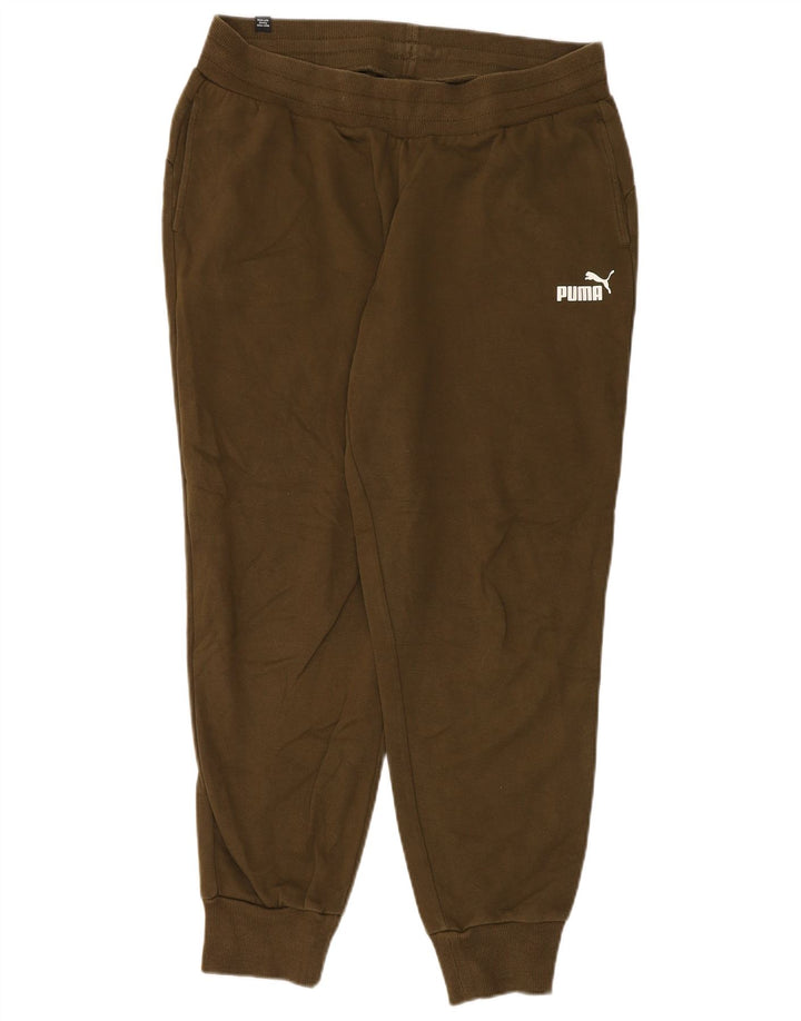 PUMA Træningsdragt til mænd Joggers Large Khaki Bomuld