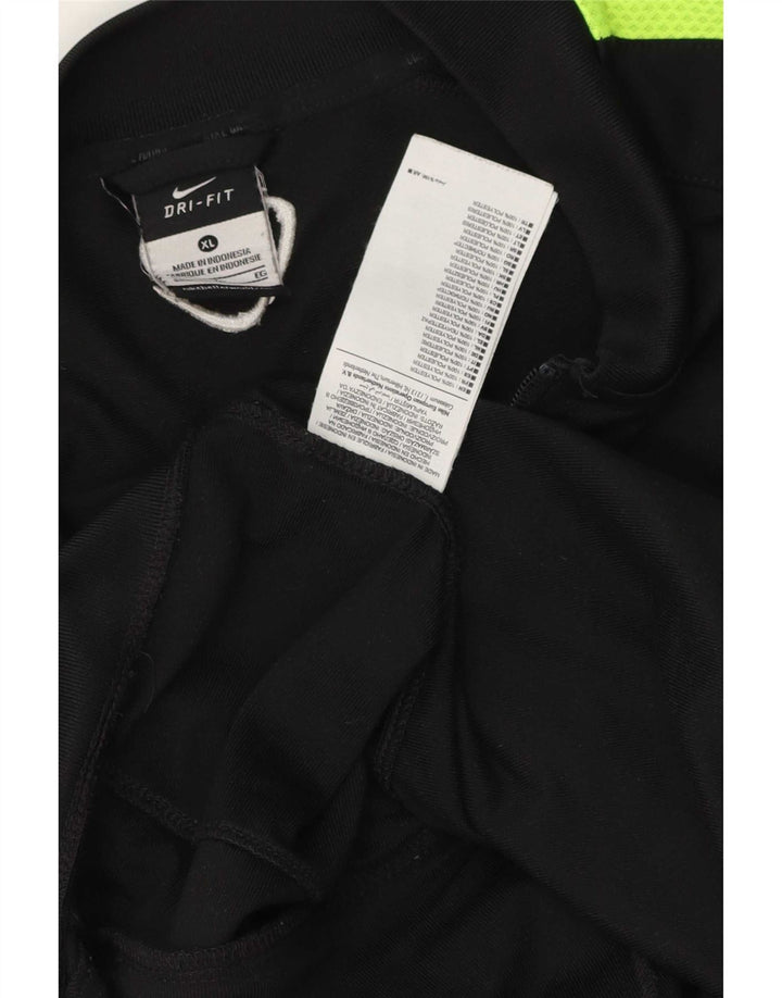 Nike Herre Dri Fit træningsdragt Topjakke XL Sort Colourblock Polyester