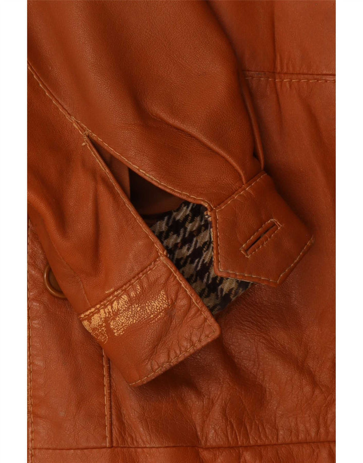 Vintage herre læderjakke UK 38 Medium Brown