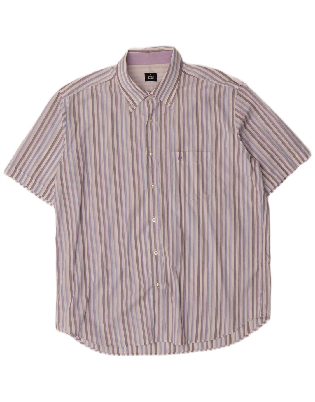 Roccobarocco herreskjorte str. 46 18 1/2 XL Flerfarvet stribet