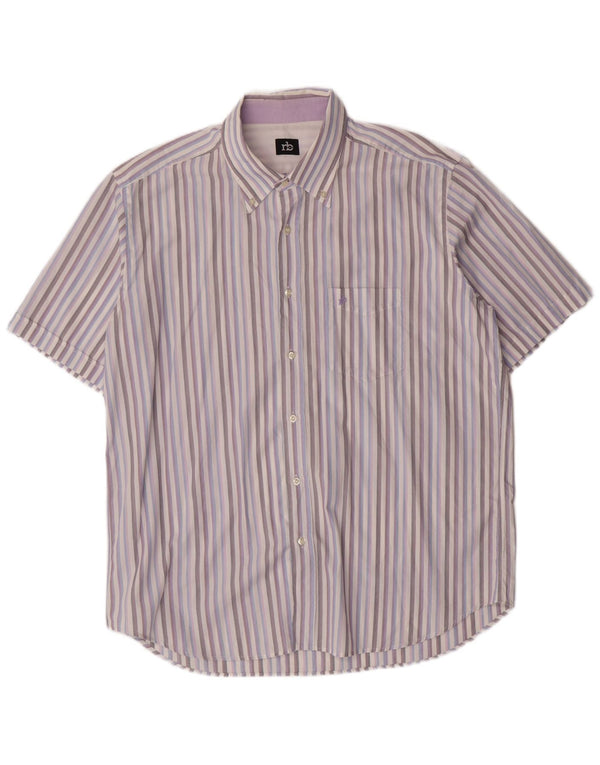 Roccobarocco herreskjorte str. 46 18 1/2 XL Flerfarvet stribet