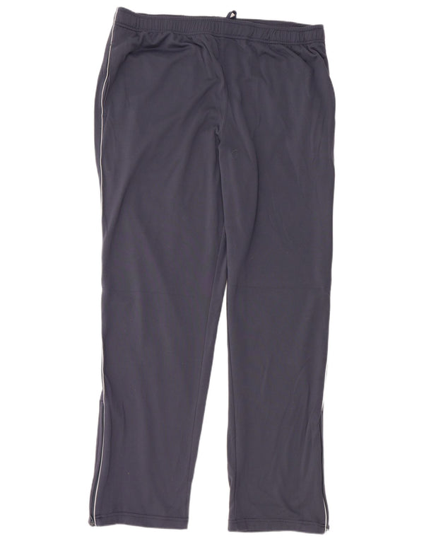 EDDIE BAUER Mens Tracksuit Trousers Large  Navy Blue Polyester
