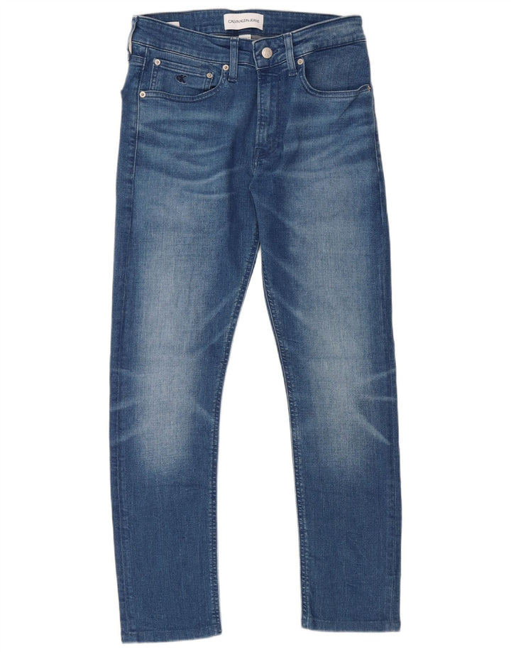 Calvin Klein Herre Slim Jeans W29 L27 Blå Bomuld