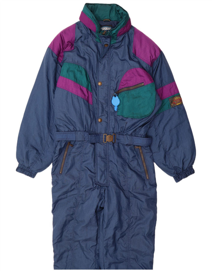 Undskyld Herre Ski Jumpsuit IT 54 2XL Blå Colourblock Polyester