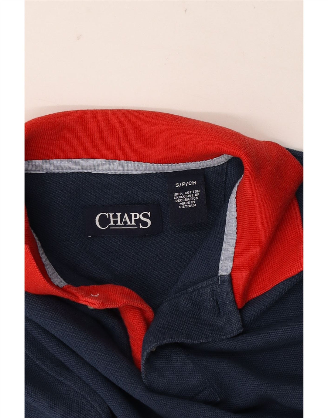 CHAPS Rugby Polo Shirt til mænd Lille marineblå bomuld