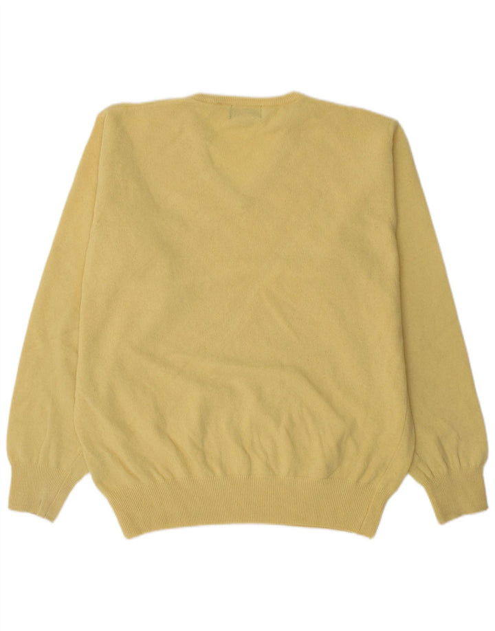 Kappa Herre V-hals sweater Medium Gul Uld