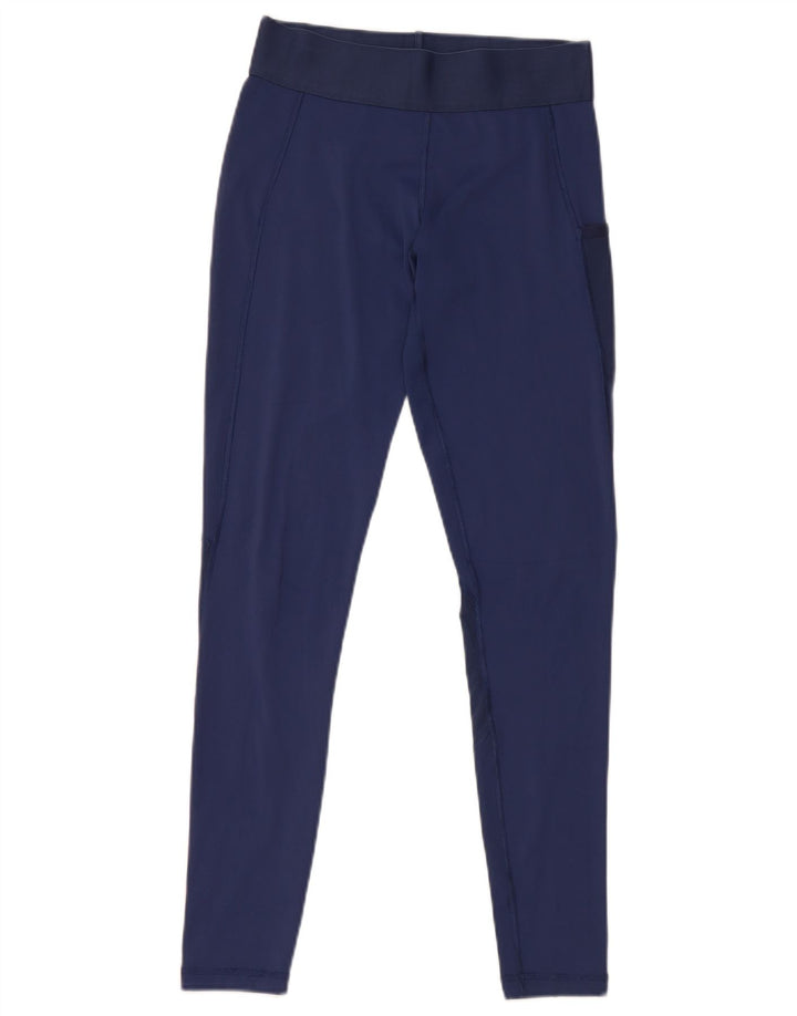 Adidas Dame Leggings UK 8/10 Small Navy Blue