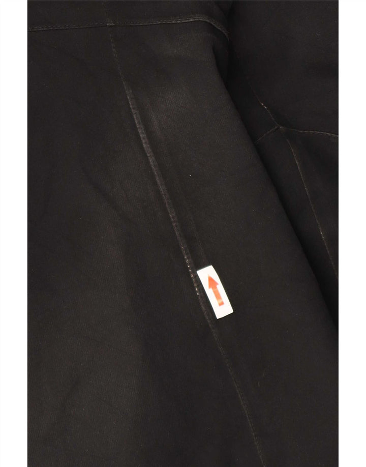 Patagonia Dame Hooded Windbreaker Coat UK 14 Medium Sort Polyester