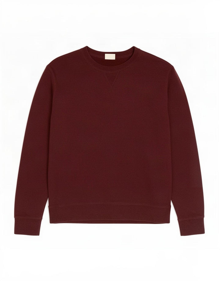 Marks & Spencer Herre Sweatshirt Jumper XL Bourgogne bomuld