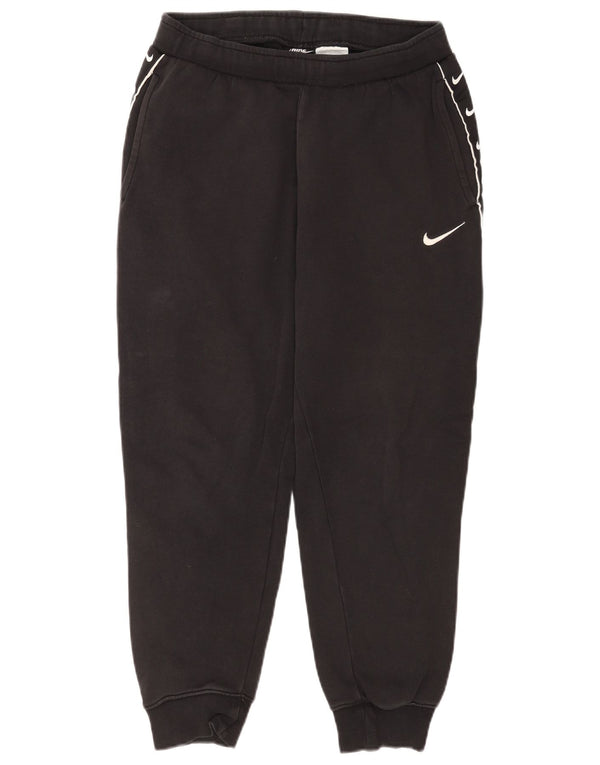 Nike Træningsdragt bukser til mænd Joggers Small Black Colourblock Cotton Sports
