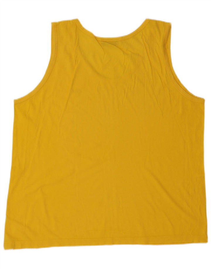 Fila Herrevest Top Stor Gul Bomuld