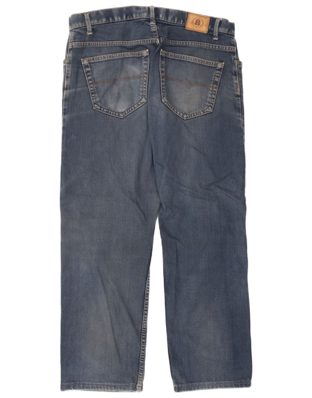 Marks & Spencer lige jeans til kvinder W34 L25 blå bomuld