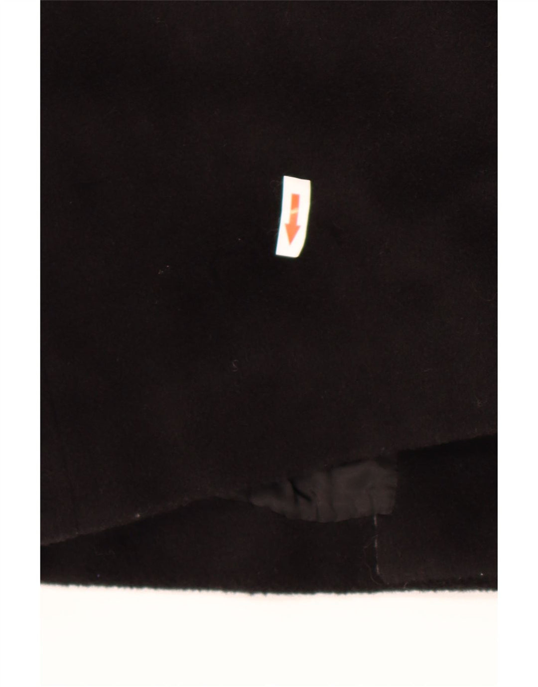 Max Mara Dame Uld Dobbeltradet Frakke UK 12 Medium Sort Uld Klassisk