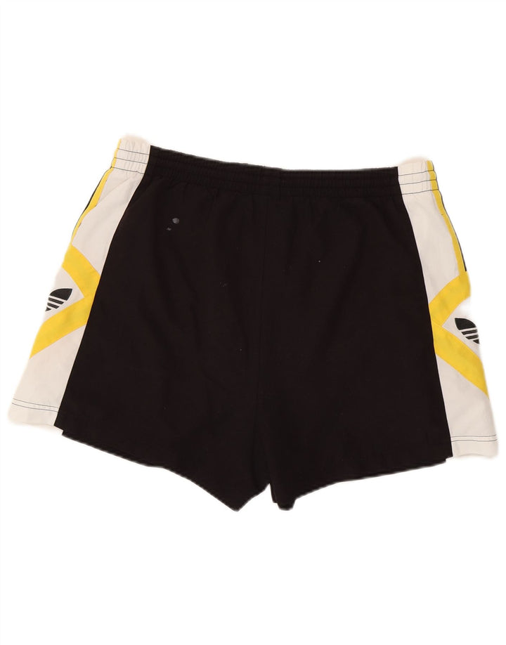 Adidas Herre grafiske sportsshorts Medium Sort Colourblock Polyester