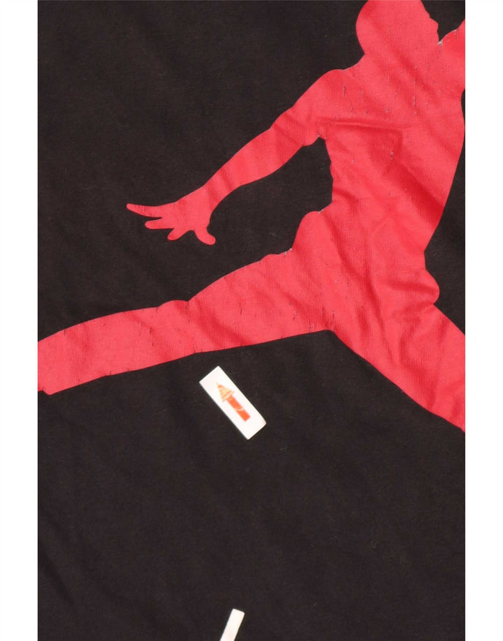 Jordan Boys Grafisk T-Shirt Top 8-9 år Lille sort bomuld