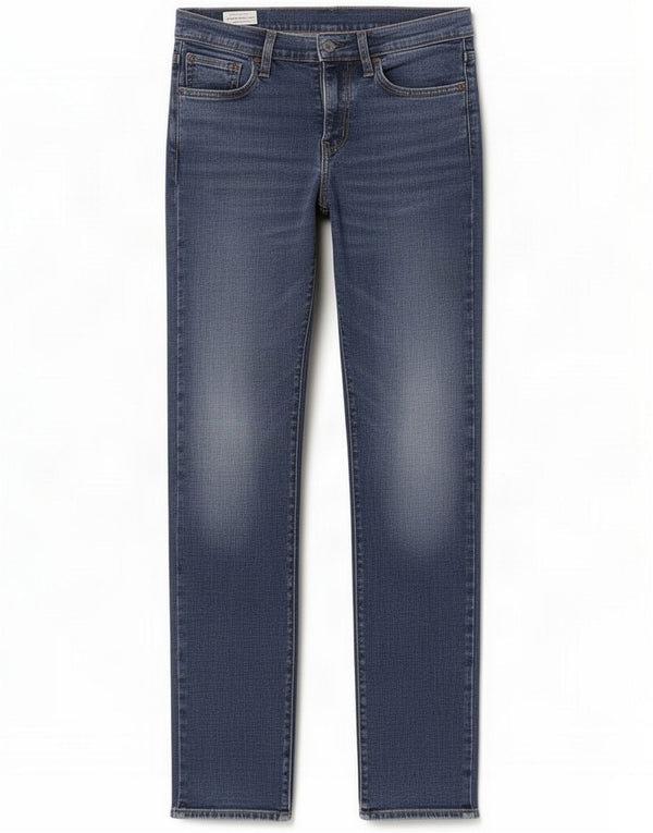 Levi's Mens 502 Tapered Jeans W29 L29 Blue Cotton