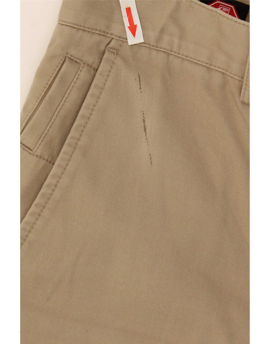 Avirex Lige Chinobukser til mænd W33 L29 Beige Polyester
