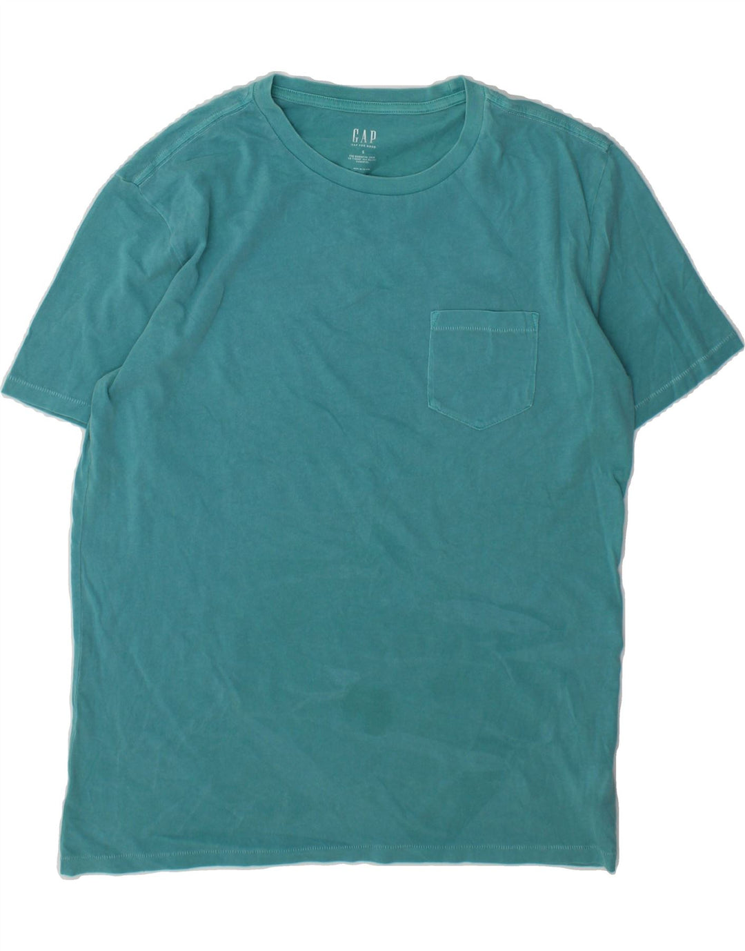 GAP Mens T-Shirt Top Small Blue Cotton Vintage Gap and Second-Hand Gap from Messina Hembry 