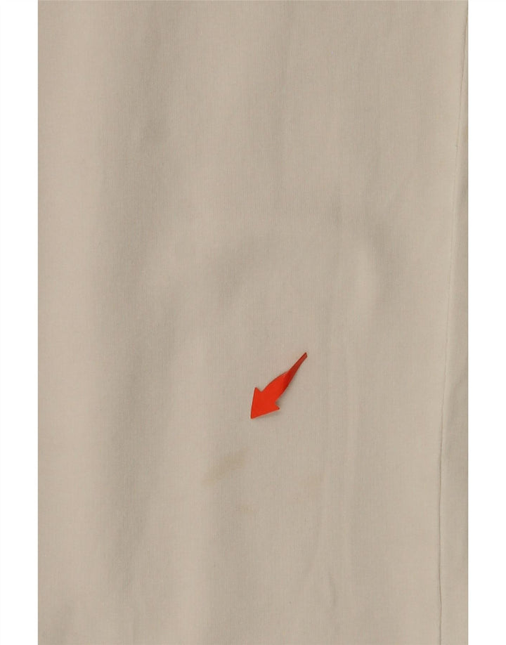 TRUSSARDI Træningsdragtsbukser til kvinder UK 14 Medium Off White Bomuld