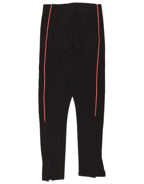 Adidas Womens Leggings UK 8/10 Small Black Cotton Sports