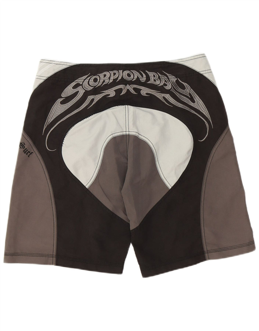 SCORPION BAY Grafiske badeshorts til mænd Medium Brun Colourblock