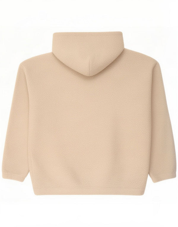 Levi's Grafisk fleecetrøje med hætte til mænd Medium Beige Polyester