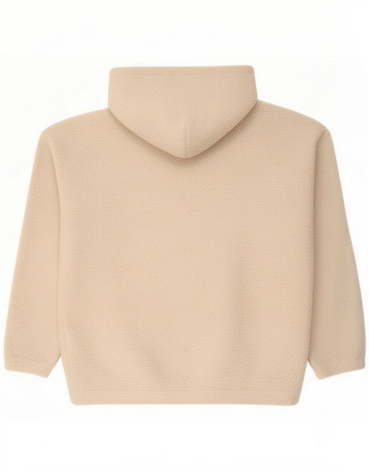 Levi's Grafisk fleecetrøje med hætte til mænd Medium Beige Polyester
