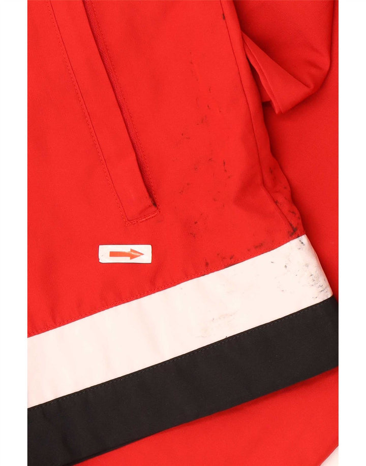 Adidas Herre TSV Loccum Træningsdragt Topjakke Lille Rød Colourblock Polyester
