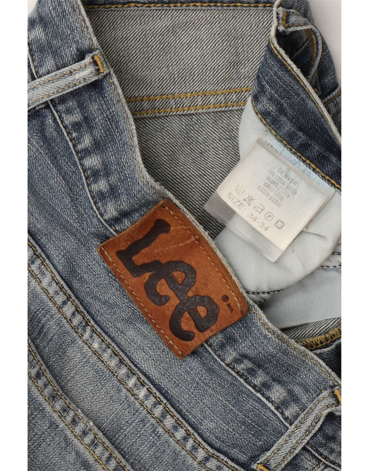 Lee Herre Denver Bootcut Jeans W34 L29 Blå Bomuld