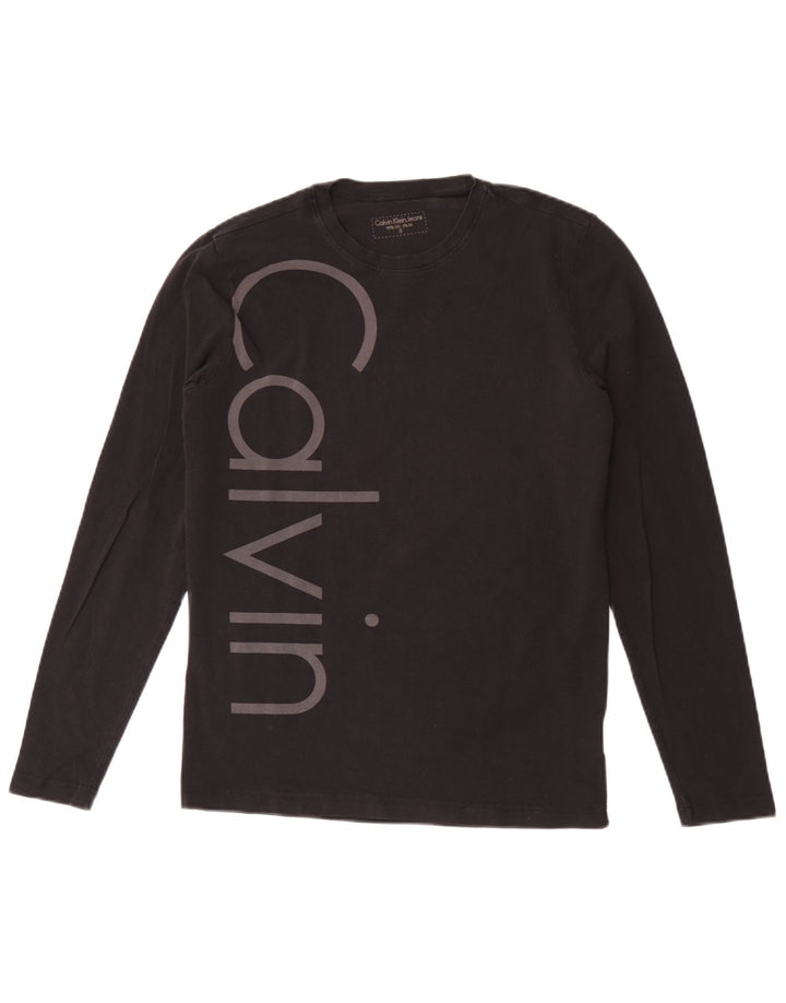 Calvin Klein Jeans Herre Grafisk Top Langærmet Lille Sort
