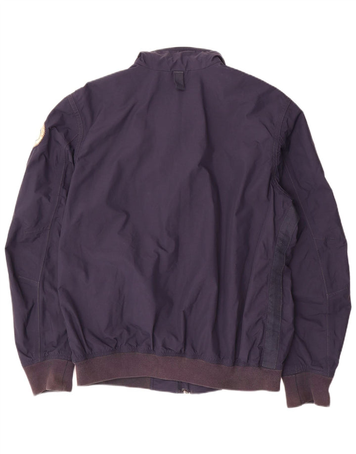 Napapijri Herre Bomber Jacket UK 42 XL Navy Blue Polyamide