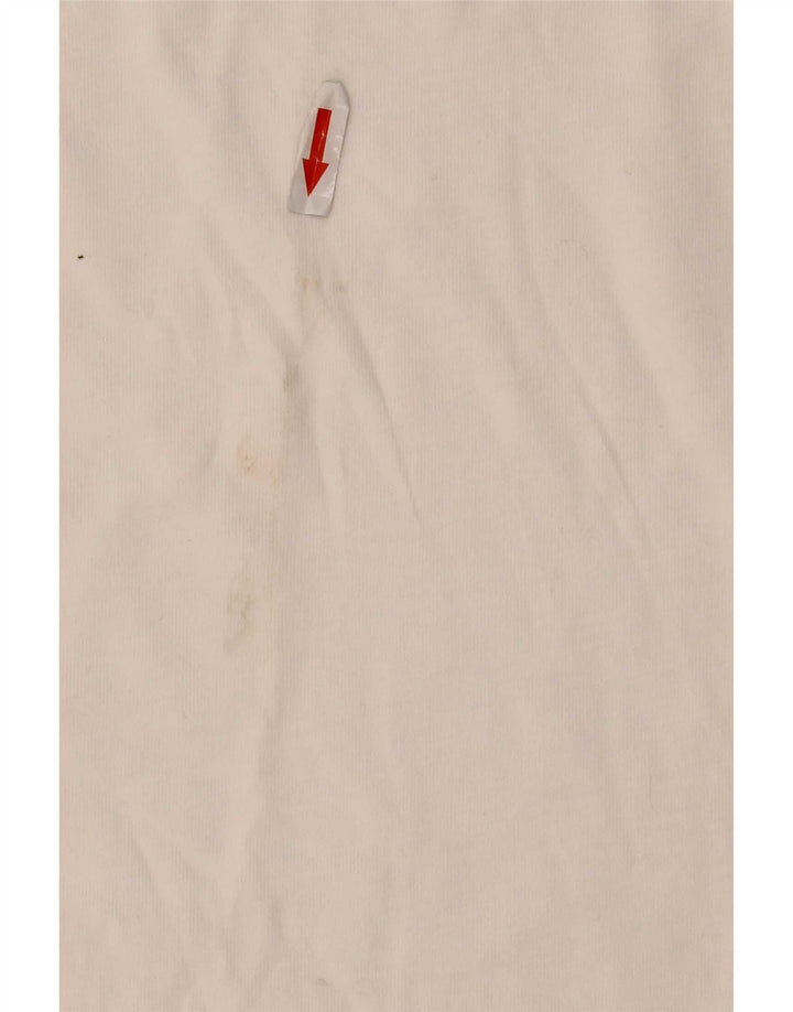 Nike grafisk t-shirt til mænd, medium hvid bomuld