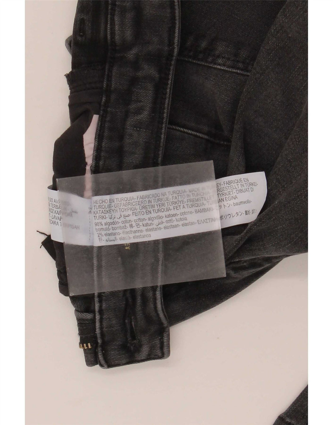 Massimo Dutti Dame Flared Jeans EU 34 2XS W24 L24 Grå Bomuld