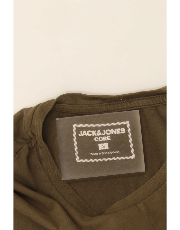 Jack & Jones Herre grafisk T-shirt Top Lille Khaki