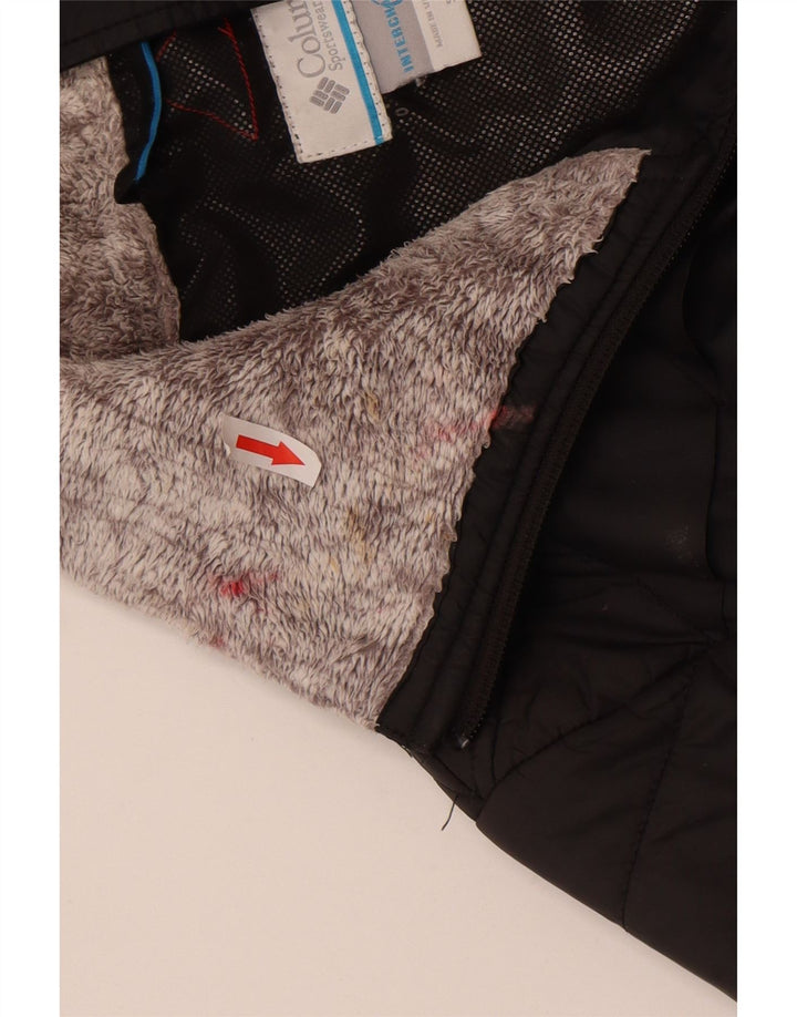 Columbia Womens Interchange Liner Windbreaker Jacket UK 10 Small Black